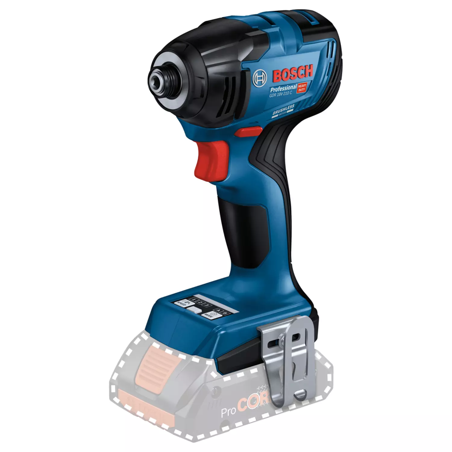 Bosch GDR 18V-210 C 18V Li-Ion jeu de visseuses à chocs sans fil (2x4.0Ah) en L-Boxx-image