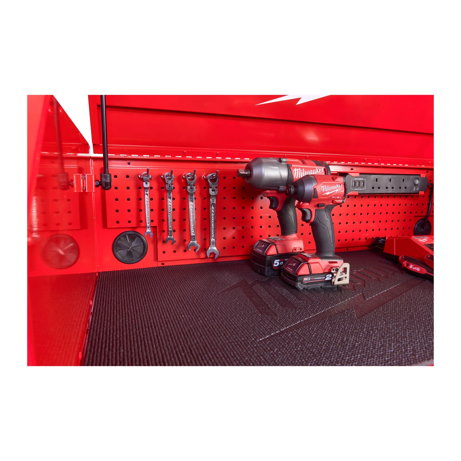 Milwaukee 4932478852 TOOLGUARD™ Stalen gereedschapswagen met 10 lades - 46˝ / 117 cm-image