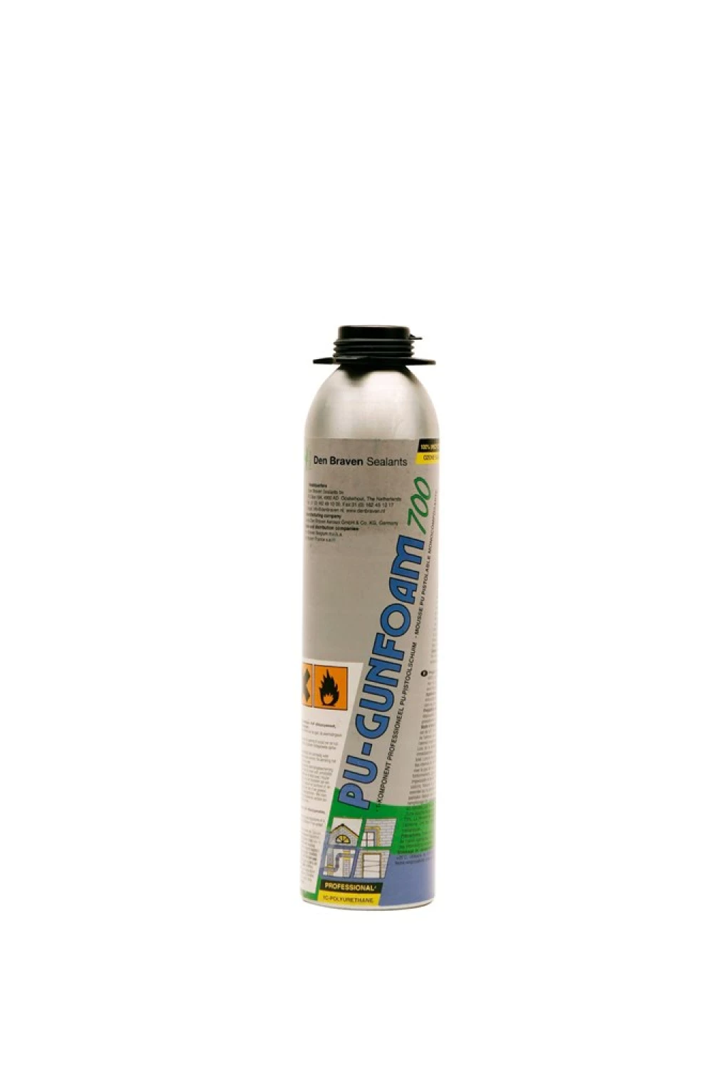 Zwaluw Den Braven 10581100 PU Gunfoam B3 Montageschuim/PUR - Lichtgroen - 700ml-image