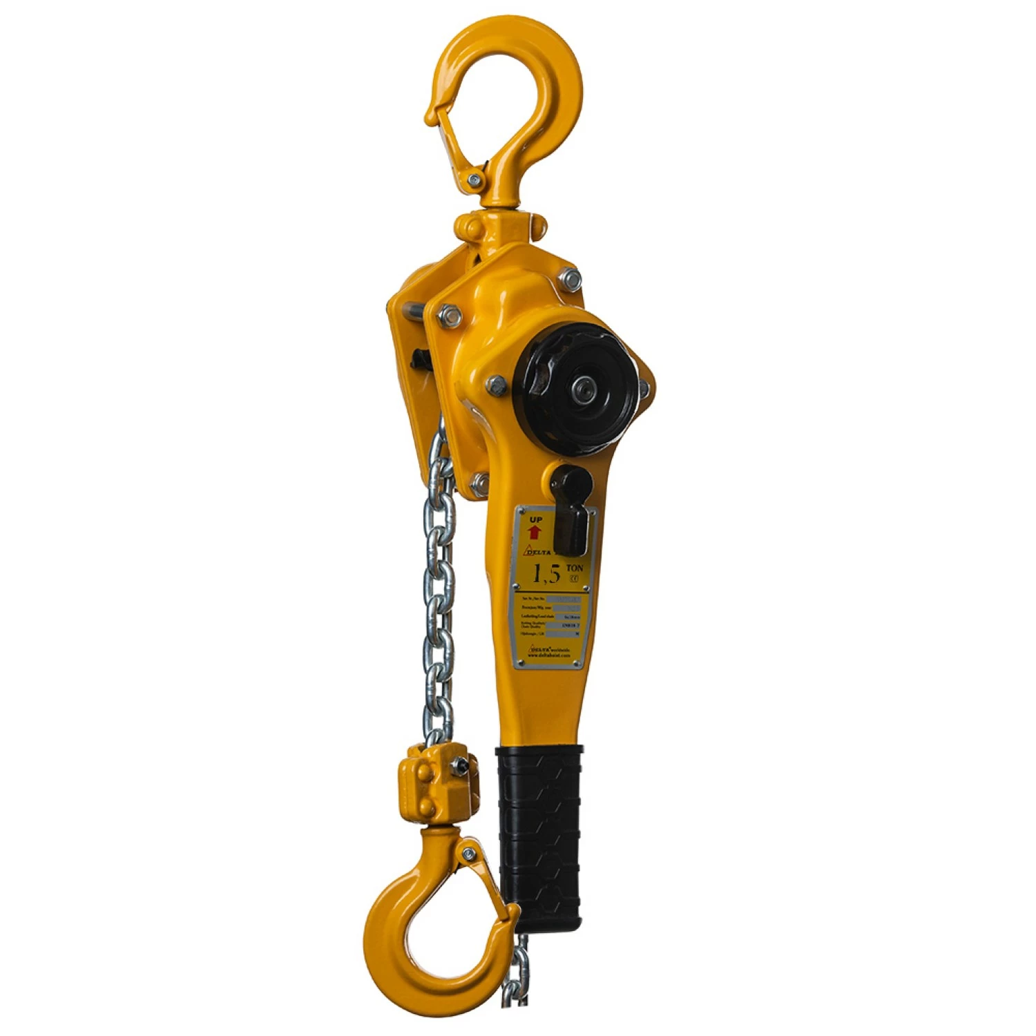 Delta Yellow DY.0.0541501.5 Rateltakel - 1.5 ton – met 1.5 meter hijshoogte-image