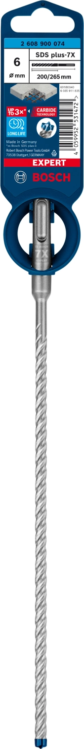 Bosch 2608900074 EXPERT Hamerboor SDS plus-7X - 6x200x265mm-image