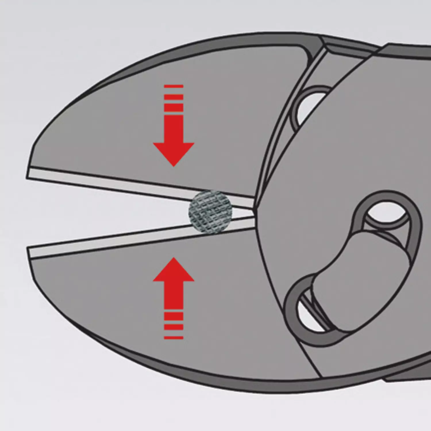 Knipex 73 71 180 - TwinForce® Pince coupante de côté haute performance-image