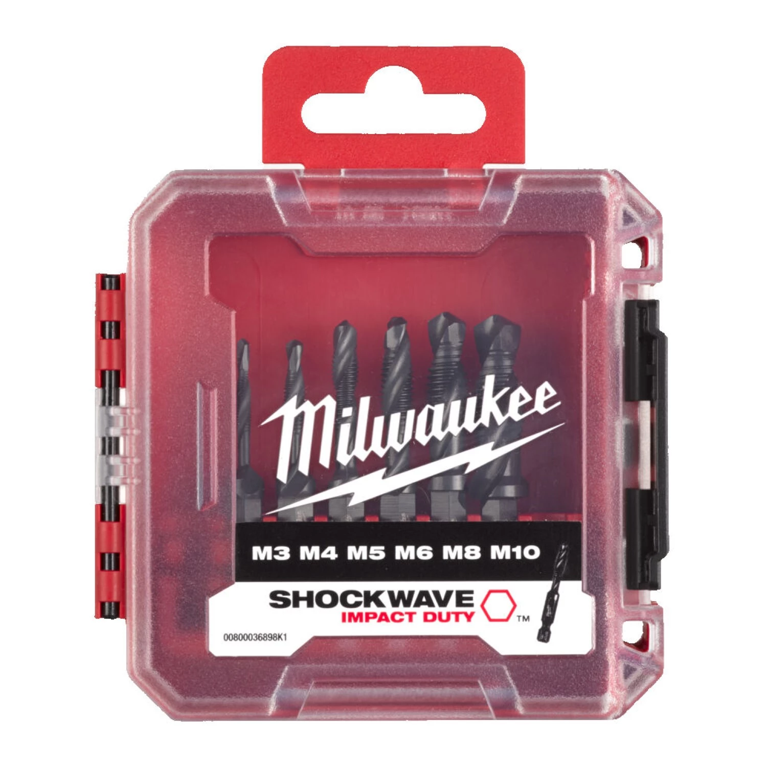 Milwaukee 4932498267 6-delige shockwave tappenset - HSS-G - 6mm hex-image