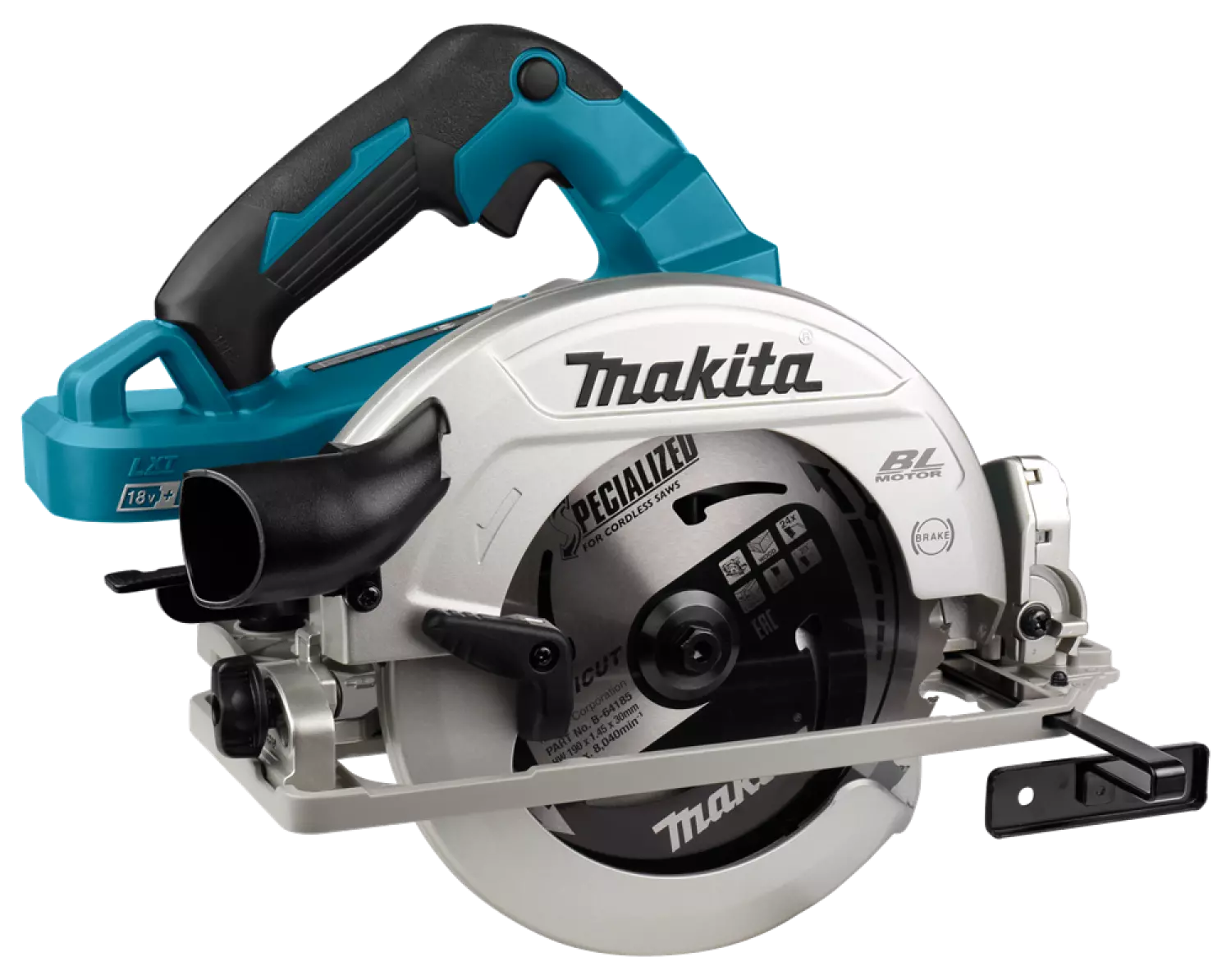 Makita DHS782ZJ Scie circulaire sans-fil - 36V (2x 18V) Li-ion - Mbox - 190 mm - Brushless - Machine seule-image