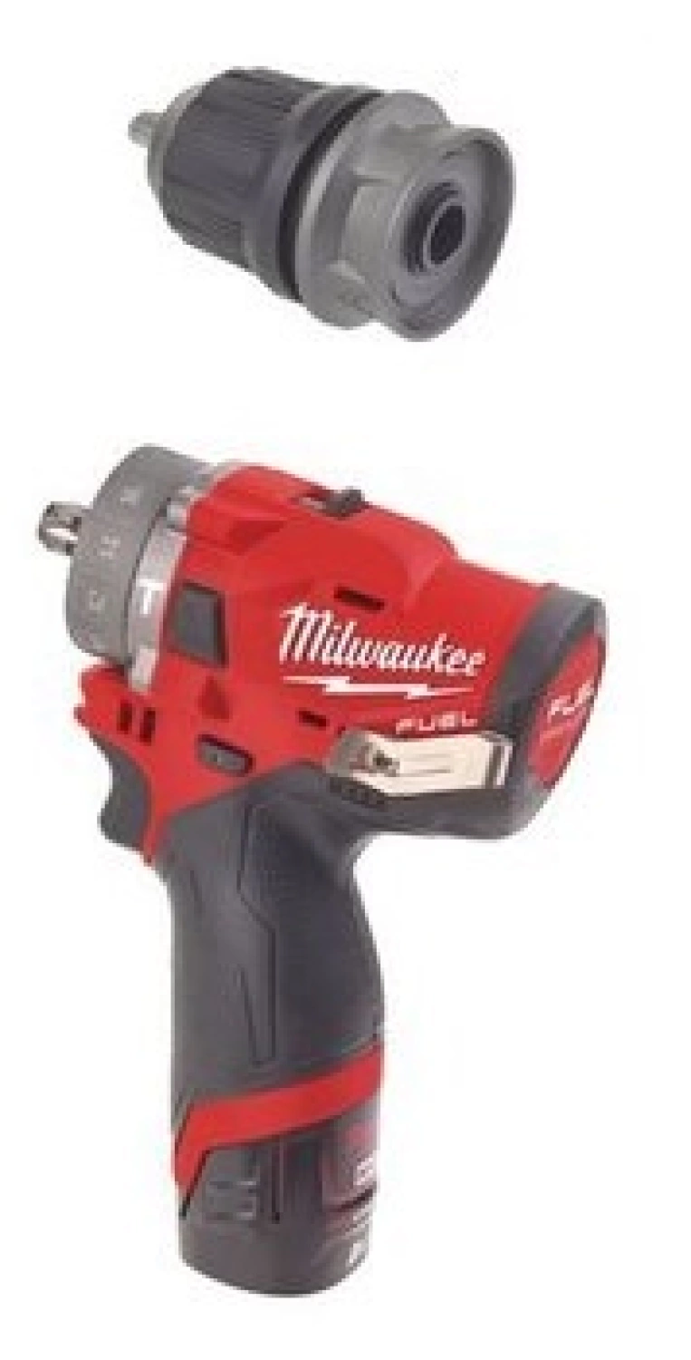 Milwaukee M12 FPDX-202X 12V Li-Ion accu Boor-/schroefmachine set (2x 2.0Ah accu) in HD-Box - koolborstelloos-image