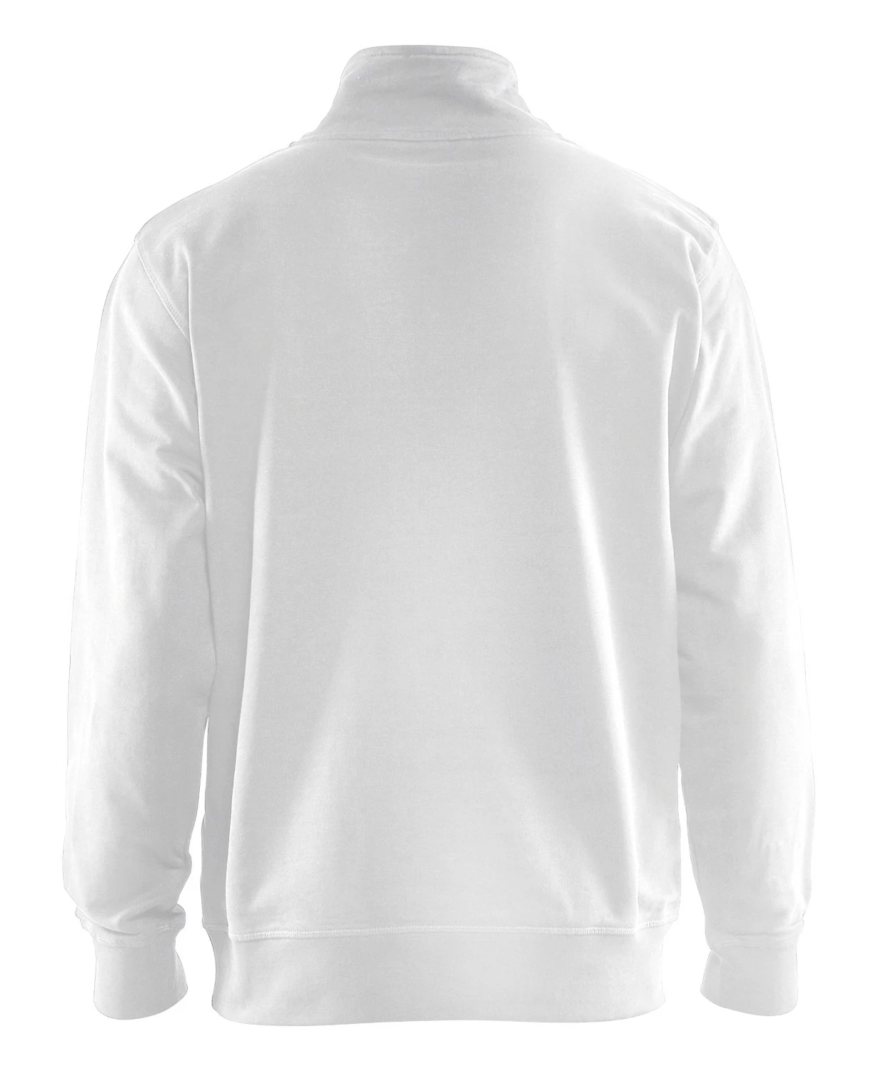 Blåkläder 335311581098S Sweatshirt met halve rits - bi-colour Wit/Donkergrijs - S-image