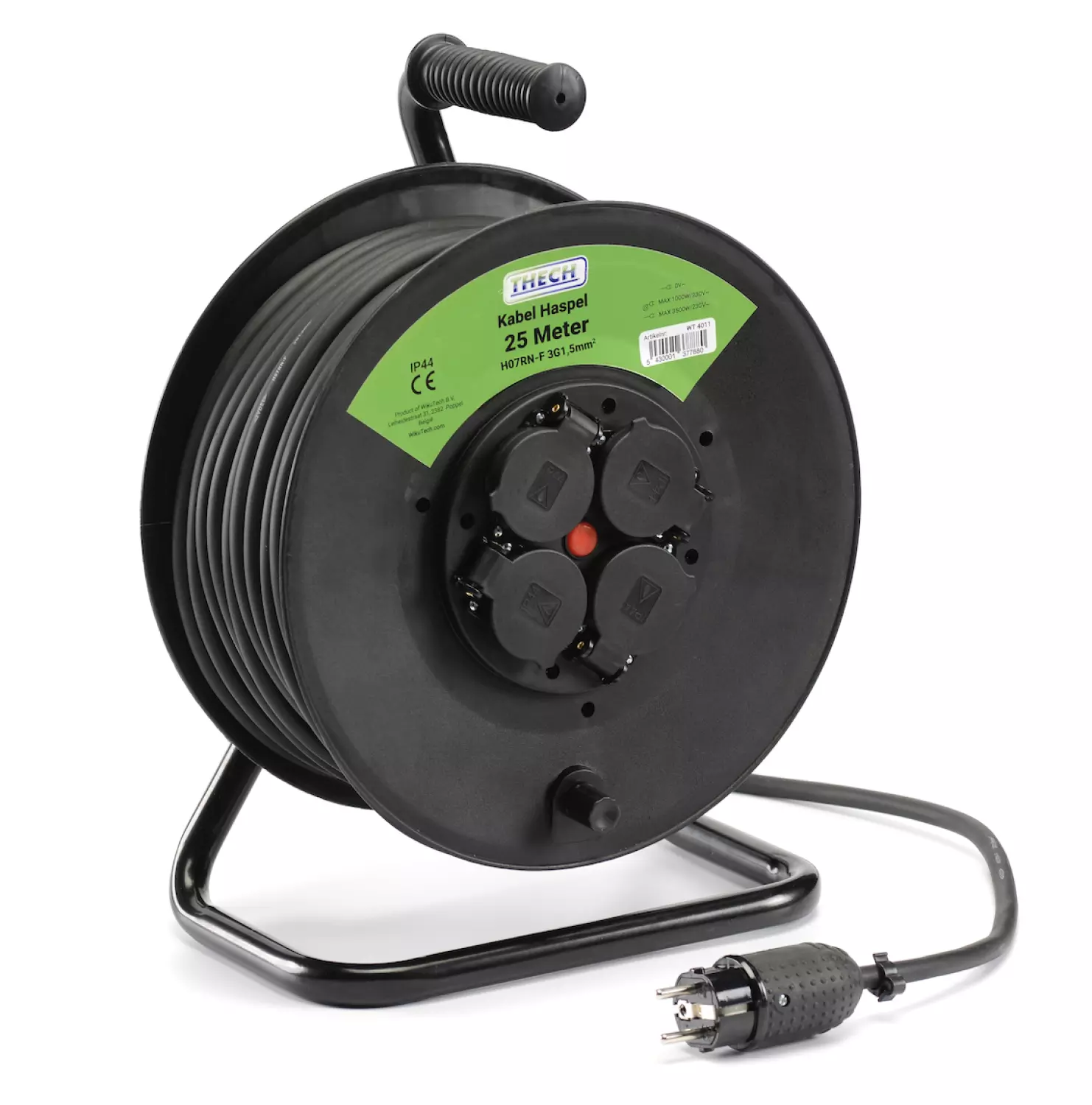 WikuTech WT 4011 - Professionele kabelhaspel - 25m - H07RN-F 3G 1,5mm129-image