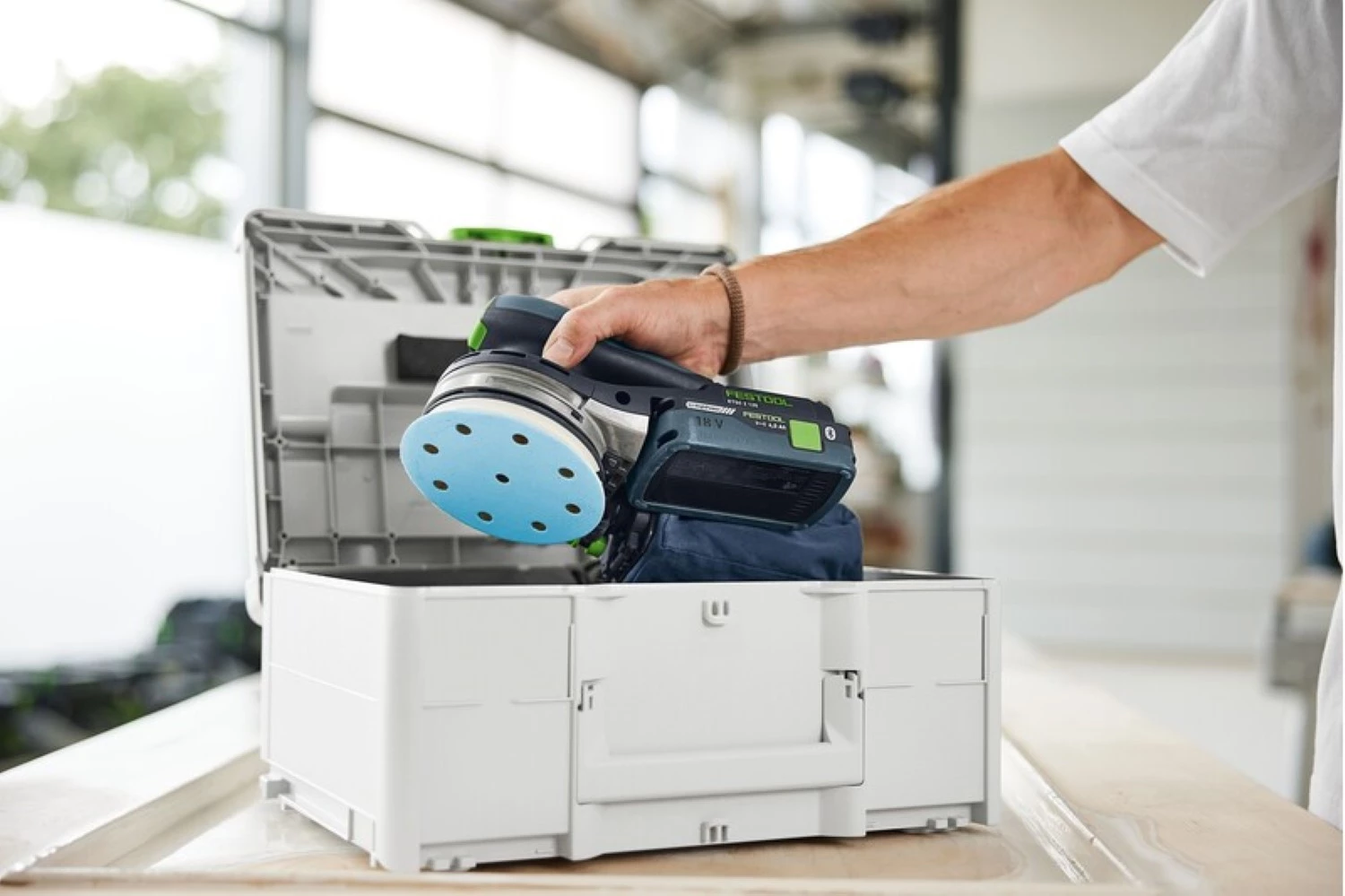 Festool ETSC 2 125-Basic 18V Accu corps de ponceuse excentrique en systainer - 125mm-image