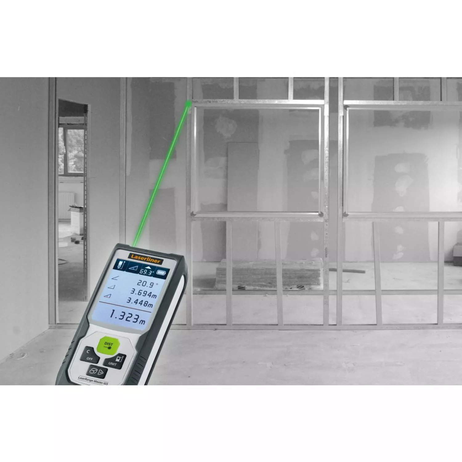 Laserliner LaserRange-Master Gi5 Laser- afstandsmeter - Groen - 50m-image