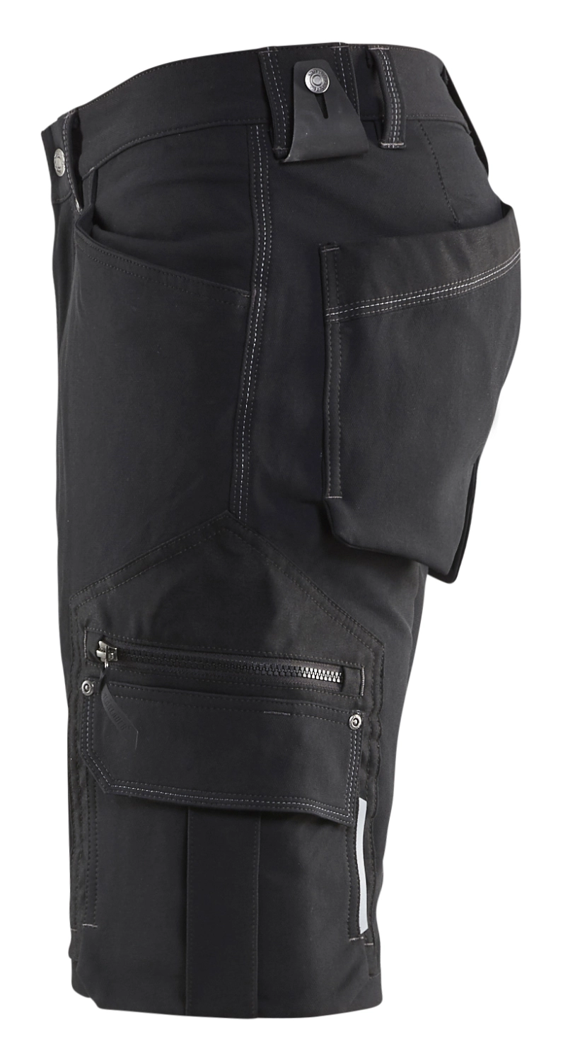 Blåkläder Short X1900 artisan stretch 4D sans poche flottante - C54 - Noir-image