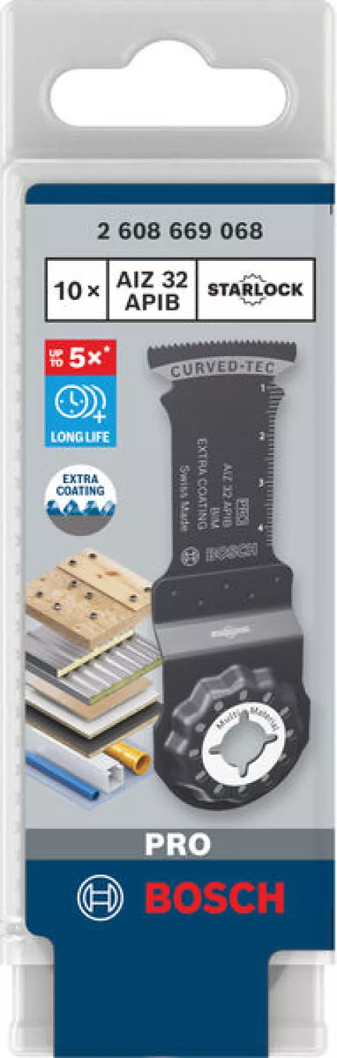 Bosch 2608669068 PRO / AIZ 32 APIB BIM invalzaagblad - 50 x 32 mm - Hout en Metaal (10 st.)-image