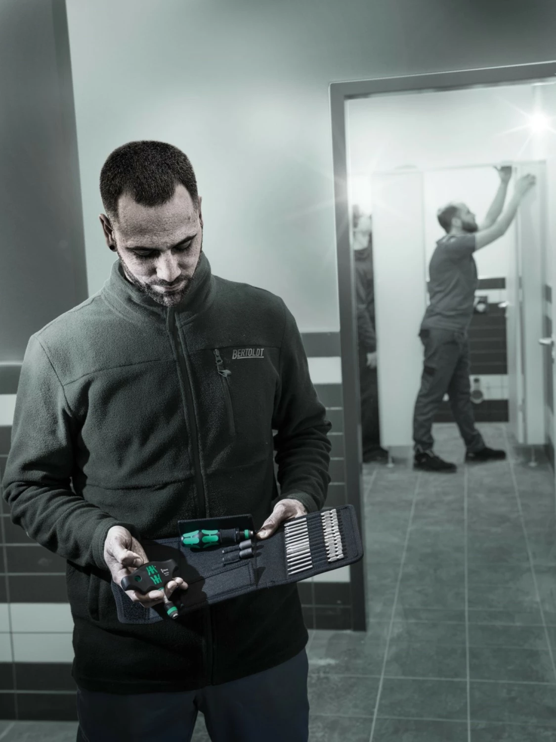 Wera 05136072001 19-delig Kraftform Kompakt 400 RA SHK Set 1 Bitschroevendraaierset-image