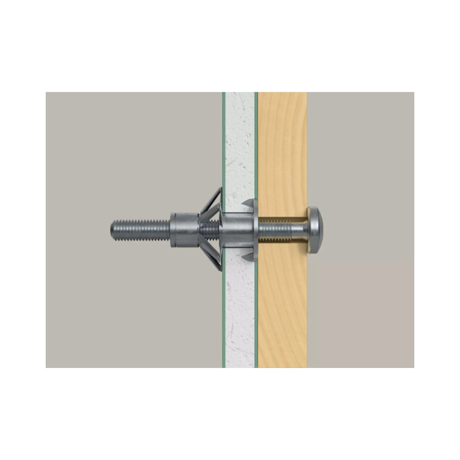 Fischer 519775 - Chevilles métalliques à expansion HM 5 x 65 S avec vis (50pcs) HM 5 x 65 S-image