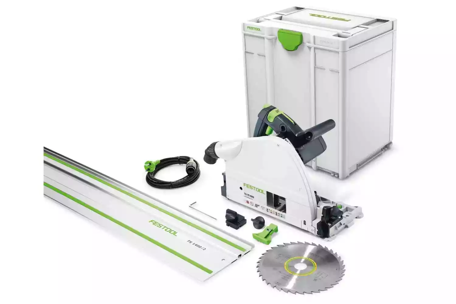 Festool TS 75 EBQ-Plus-FS Invalcirkelzaagmachine in Systainer - incl. geleiderail-image