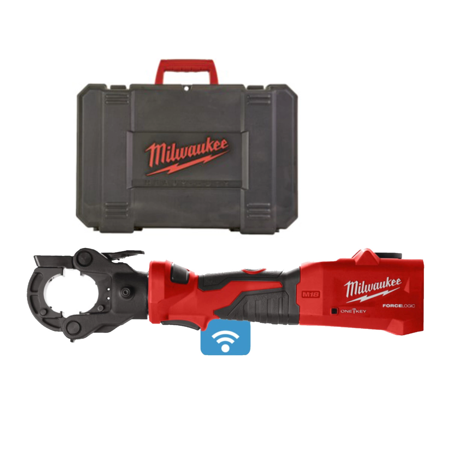 Milwaukee M18 ONEHCCT60-0C 18 V Li-ion batterie pince à sertir câbles corps dans coffret - 60 kN-image
