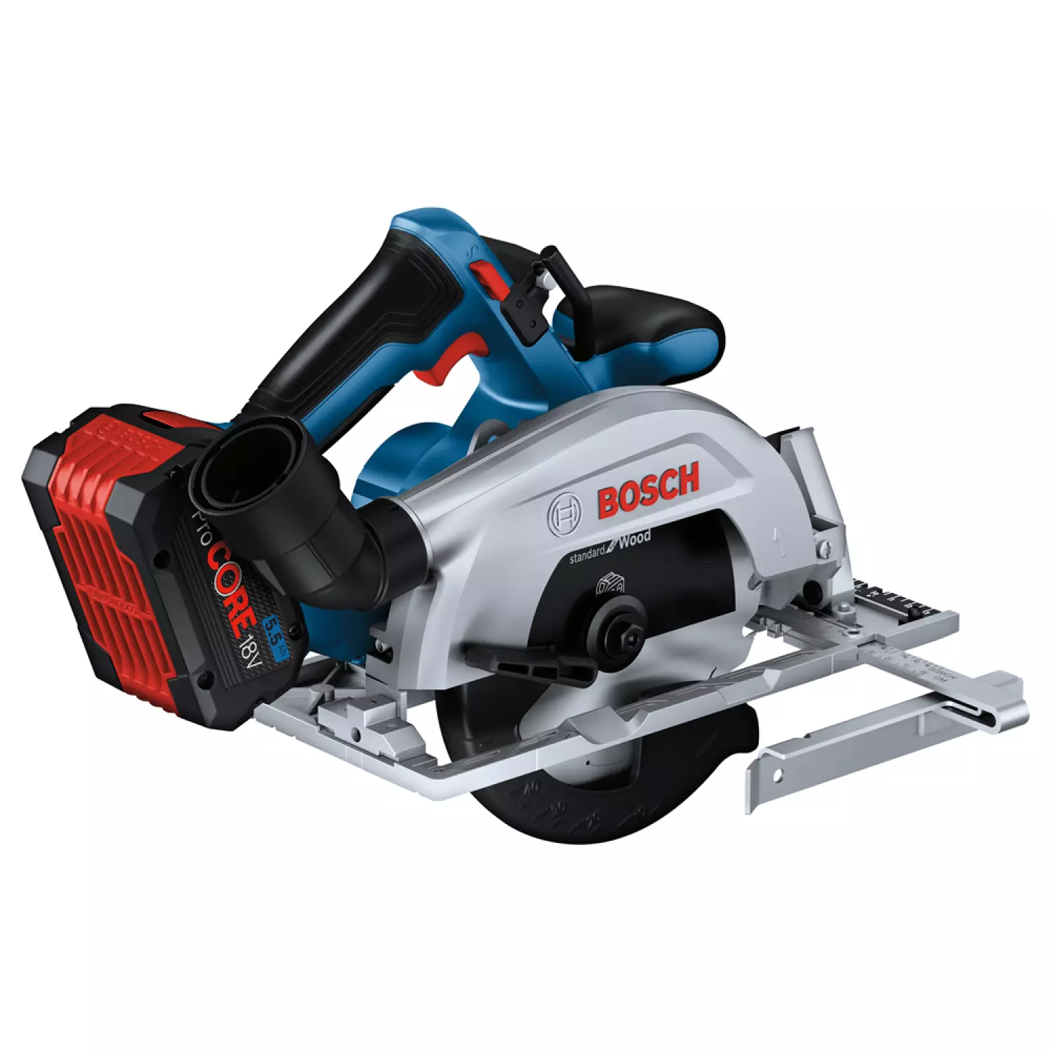 Bosch GKS 18V-57-2 18V Li-ion Accu cirkelzaag set (2x 5.5Ah) in L-Boxx - 165mm-image