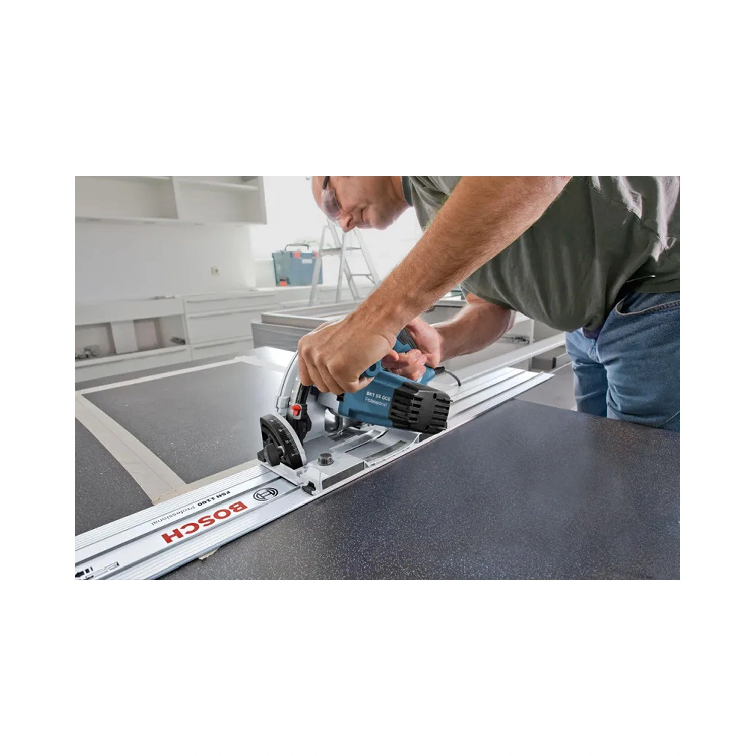 Bosch GKT 55 GCE Invalzaag - 1400W - 165mm
