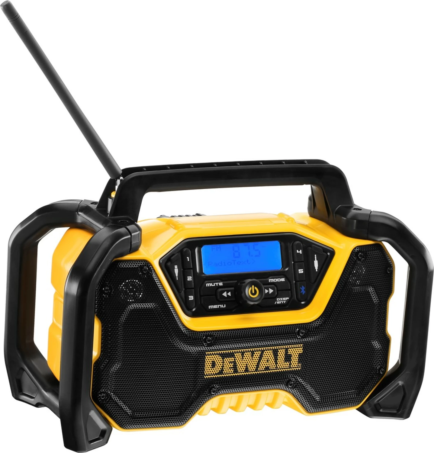 DeWALT DCR029-QW 18V Li-ion XR batterie DAB+ Radio de chantier avec fonction de recharge - fonctionne sur secteur et batterie-image