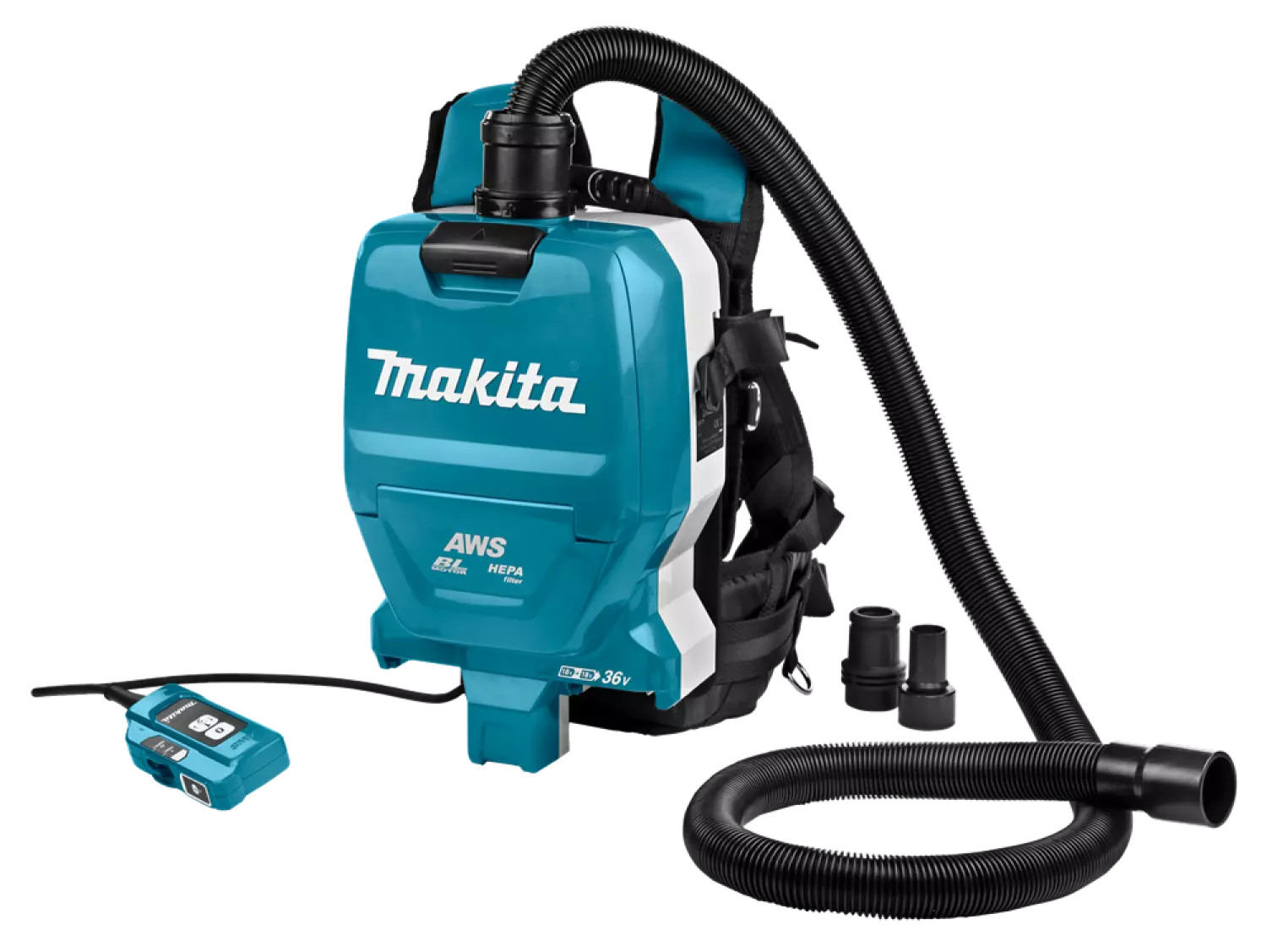 Makita DVC265ZXU 36V (2x 18) Li-Ion accu rugstofzuiger body - koolborstelloos-image