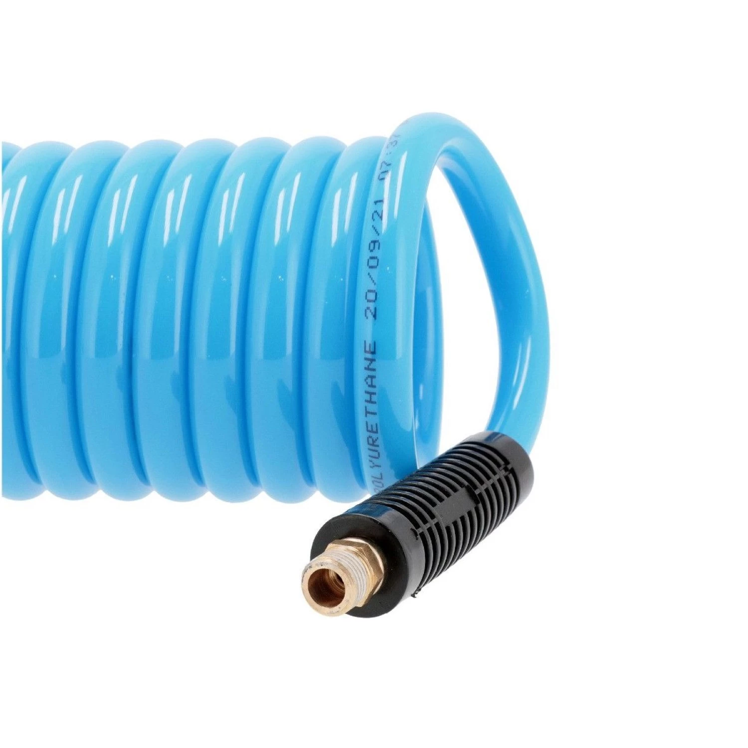 Airpress 4304226 Tuyau spiralé - PU - 10 bar - 8 x 12mm - 10m-image