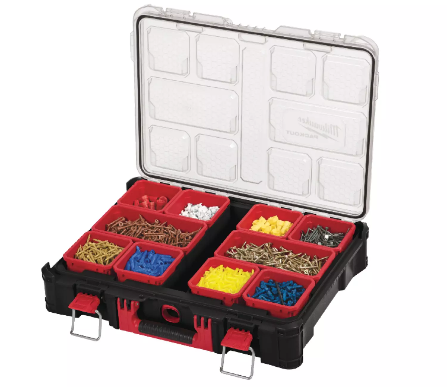 Milwaukee 4932464082 Packout - Boîte à outils avec compartiments - 500 x 380 x 120mm-image