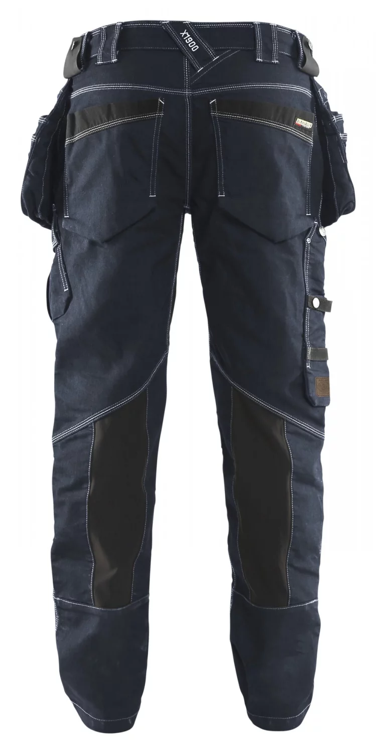 Blåkläder X1900 Pantalon de travail en denim stretch 1990 - bleu marine/noir - taille 58 (XXL)-image