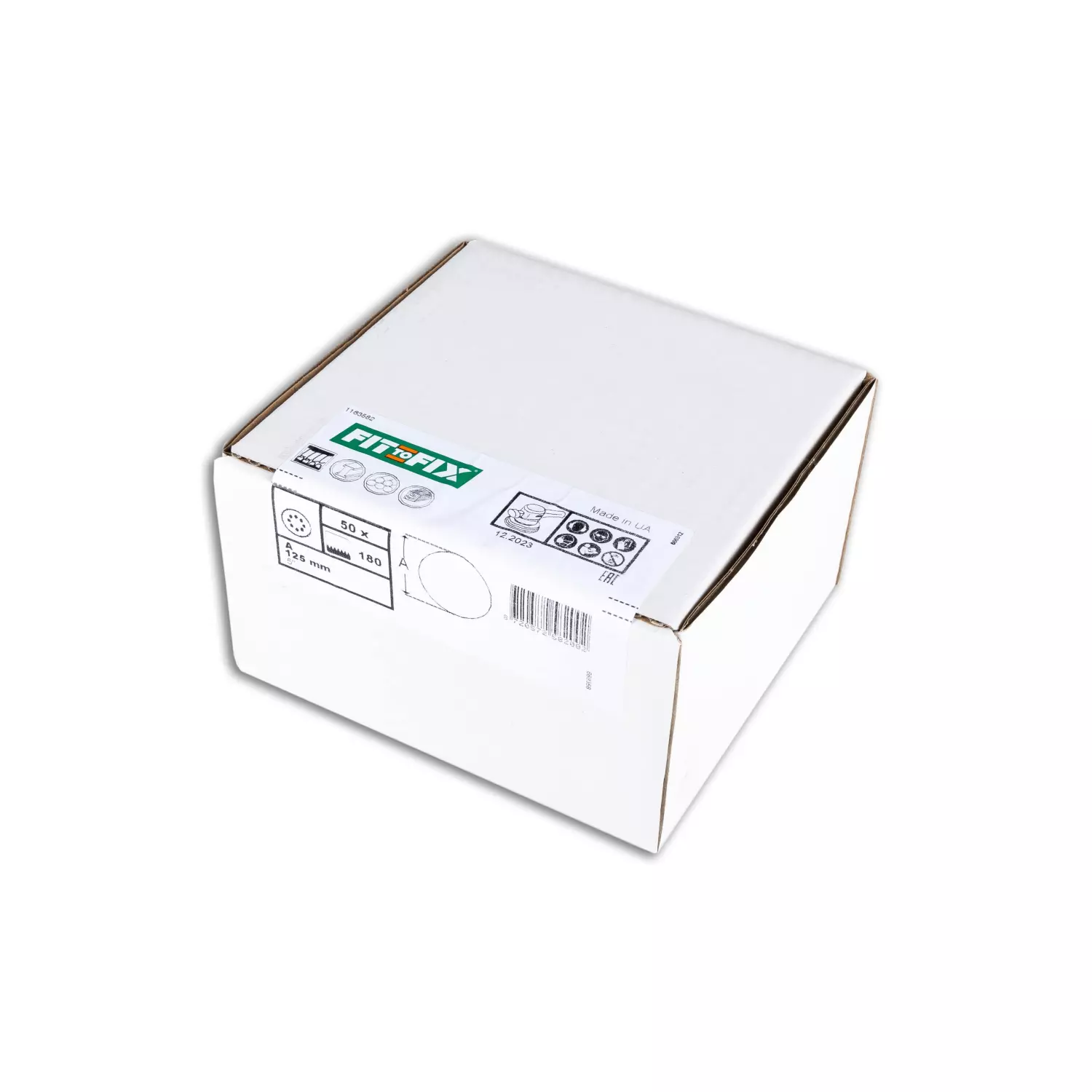 Fit-to-Fix Disque à poncer - P180 - rond 125mm (50pcs)-image