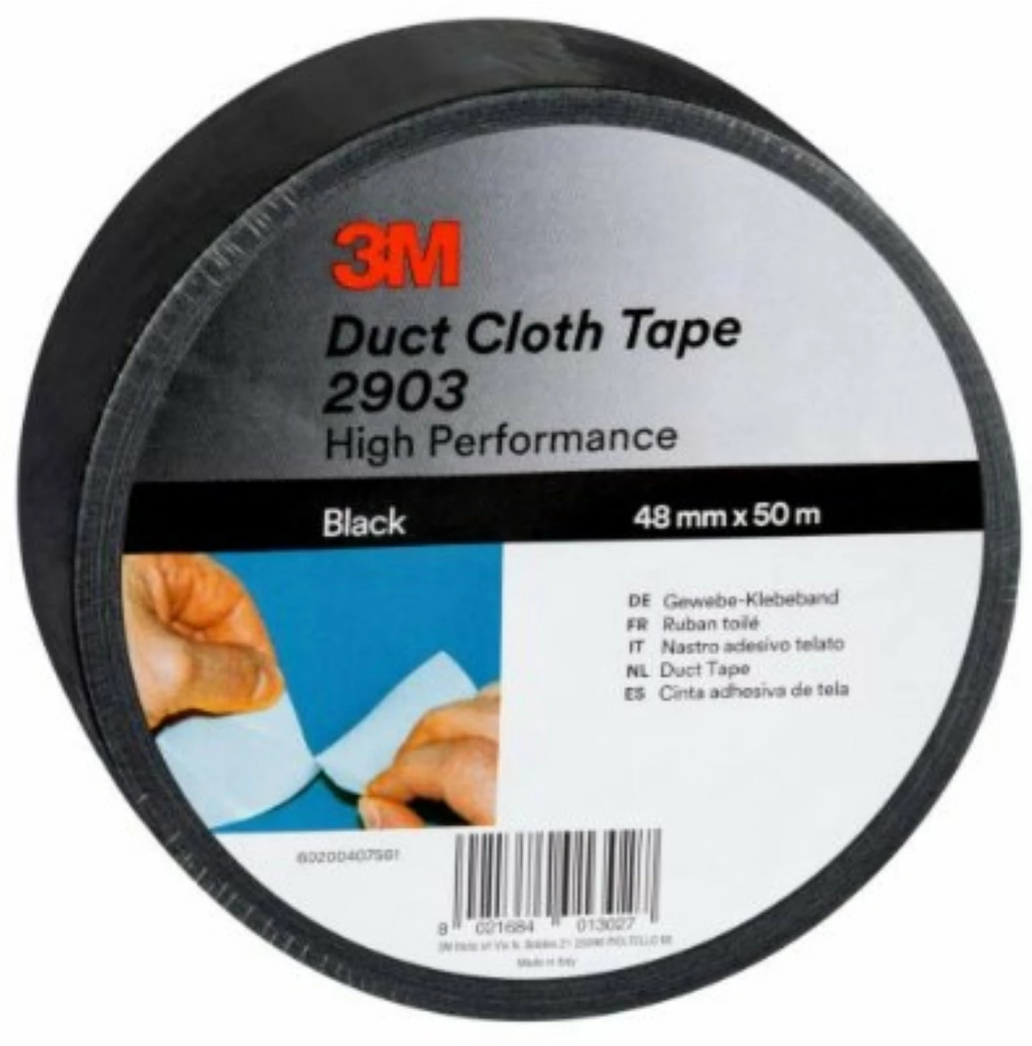 3M 290348B Duct tape Zwart - 48mm x 50 m-image