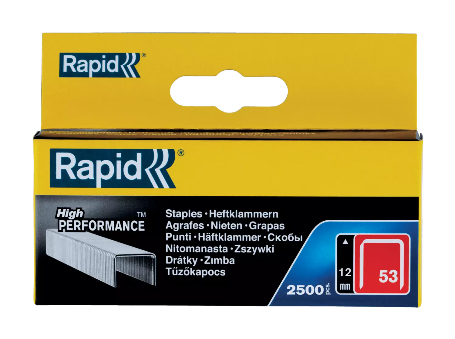 Rapid Dundraadnieten - 53/12mm - gegalvaniseerd - 2500st-image