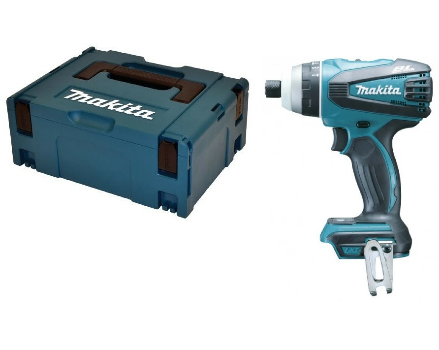 Perceuse visseuse sans-fil hybride Makita DTP141ZJ - 18V Li-ion -MAKPAC - Brushless - 150 Nm - Machine seule-image