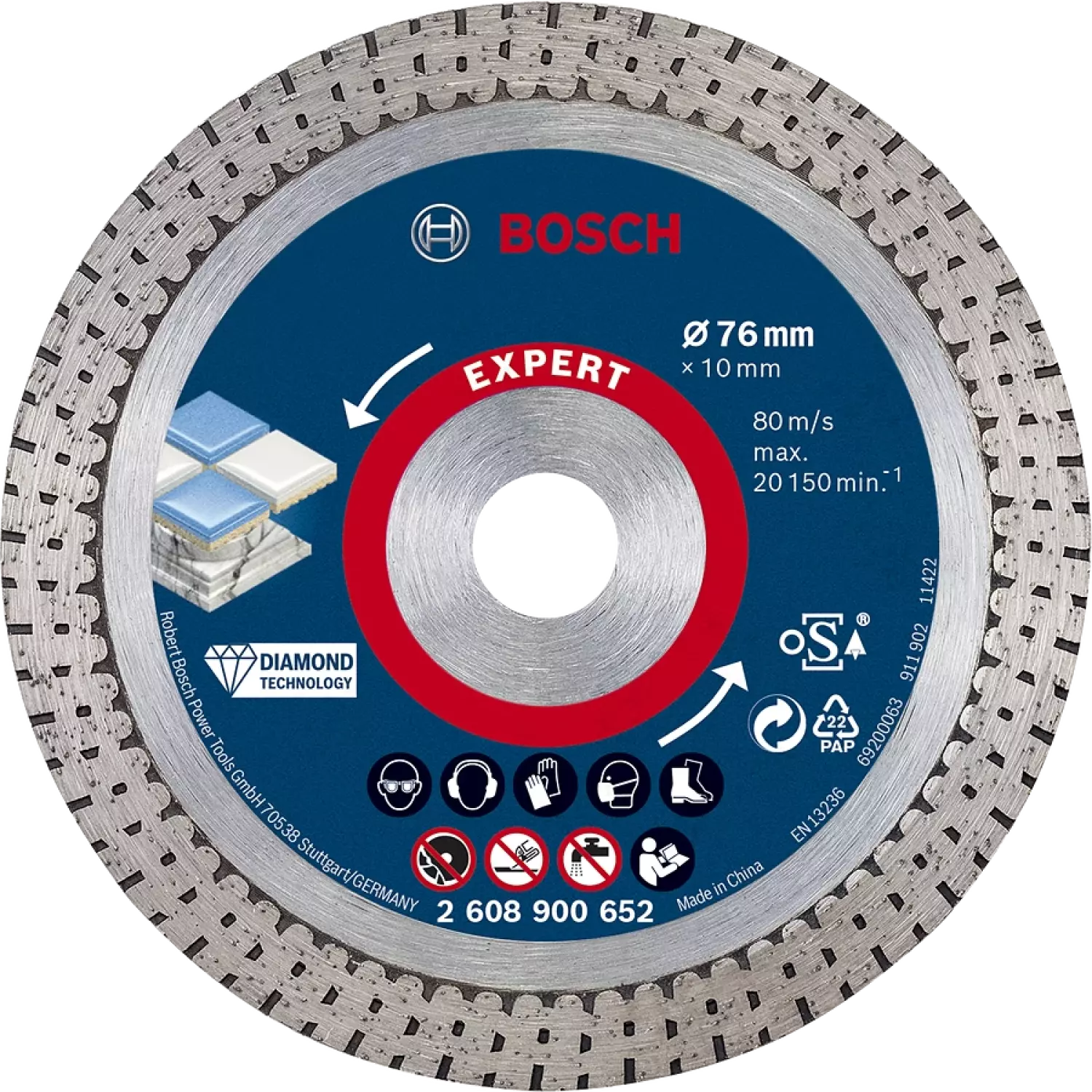 Bosch 061599764G Kit haakse slijper 76mm-image