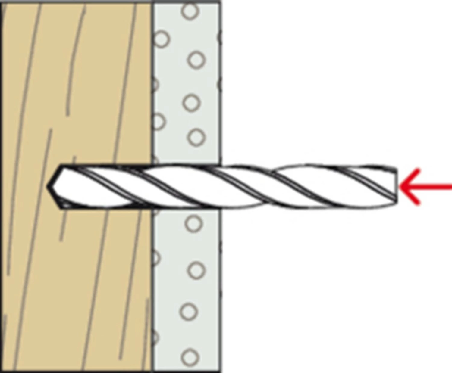 Fischer 537259 Hollewandplug DuoTec 10 S - 10 x 50mm - schroef 5 x 60mm (25st)-image