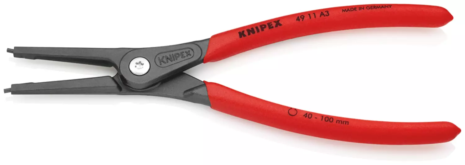 Knipex 4911A3 Precisie Borgveertang voor buitenringen - Assen - 40-100 x 225mm-image