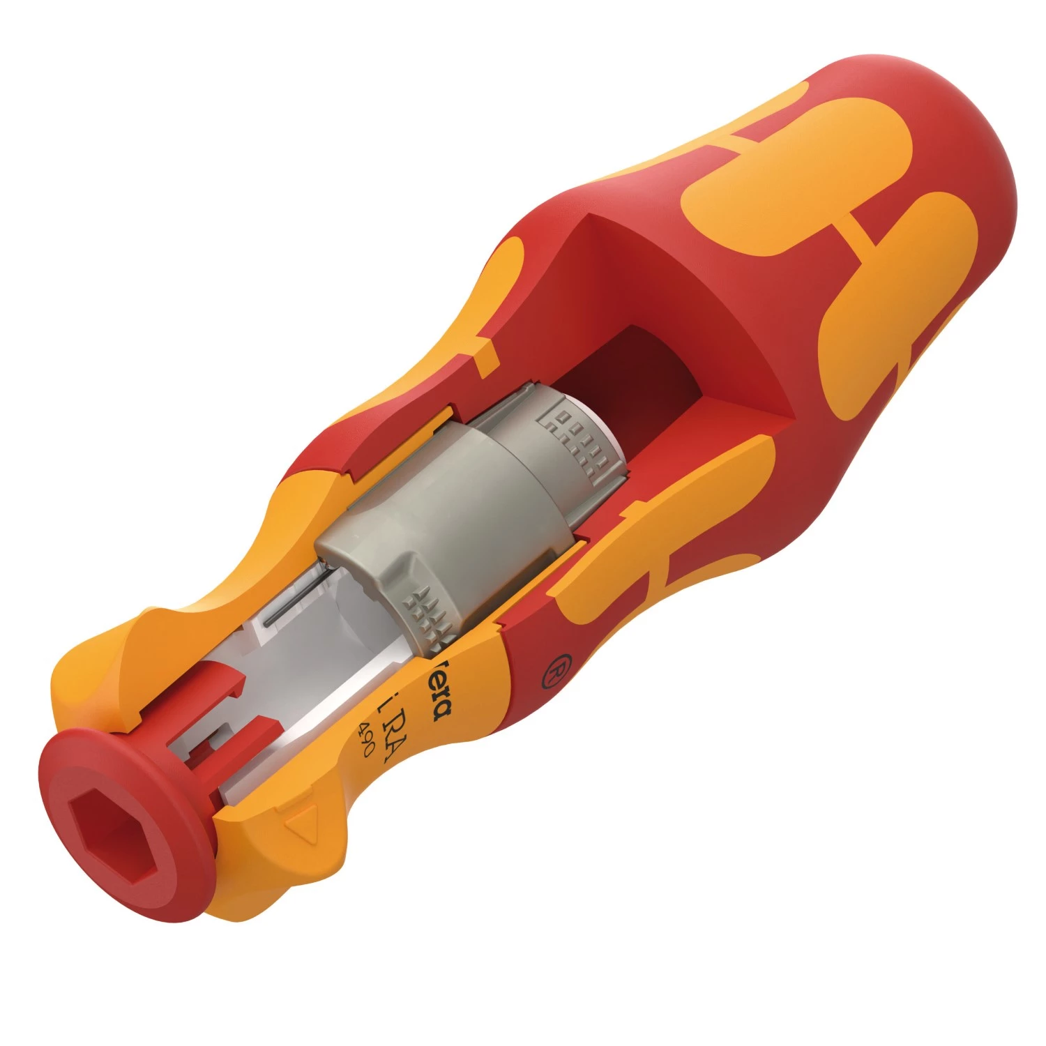 Wera 05057490001 837 i RA Kraftform porte-embouts pour lames interchangeables VDE - avec fonction cliquet-image