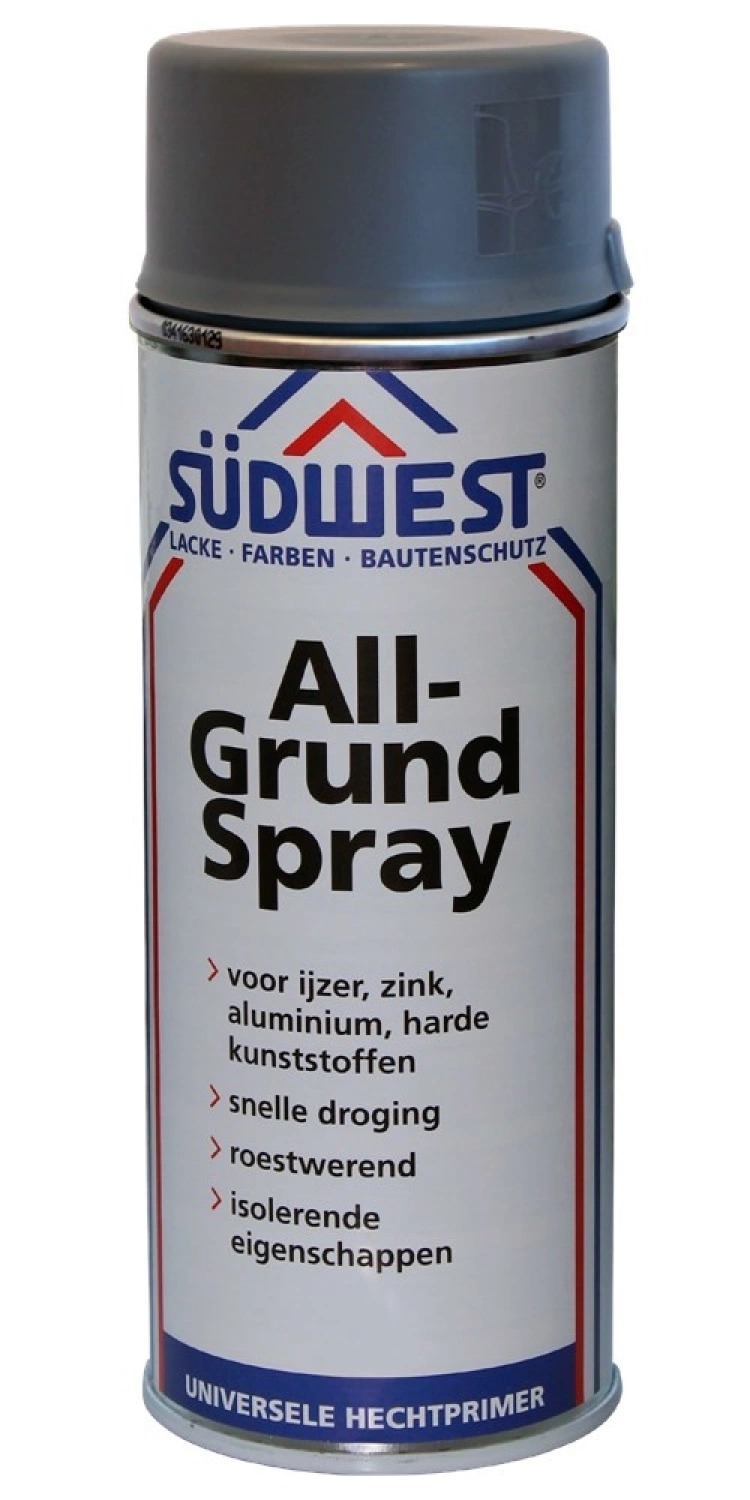 Südwest Allgrund Spray - Ral 9005 zwart - 400ML-image