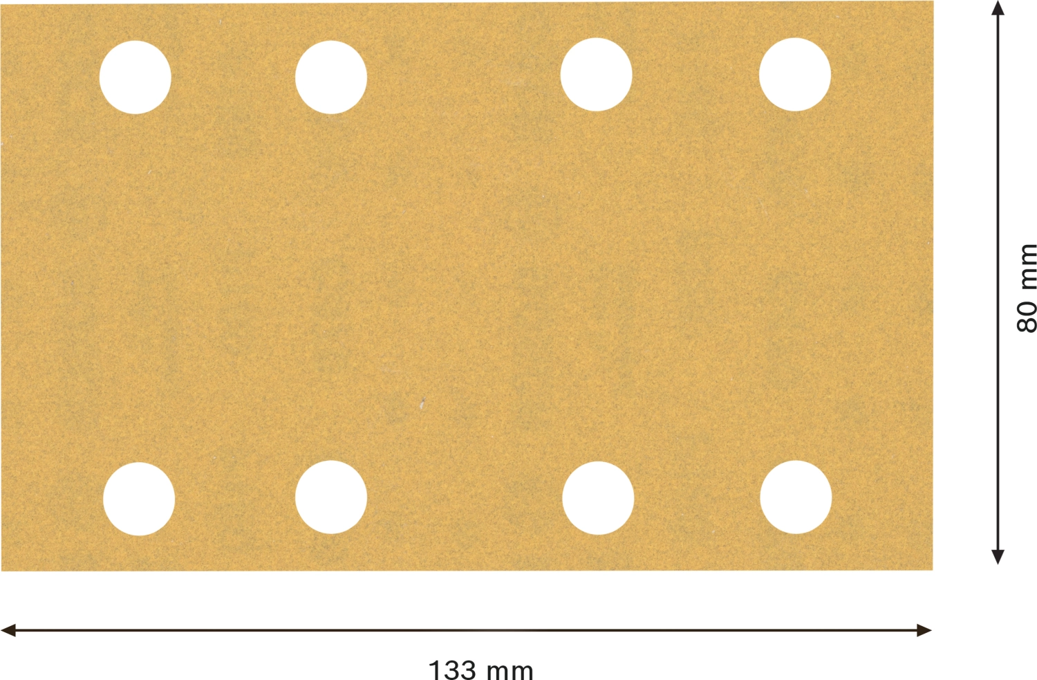 Bosch 2608900882 EXPERT Schuurvel C470 Best for Wood and Paint - 80x133mm - K180 - 8 gaten (10st)-image