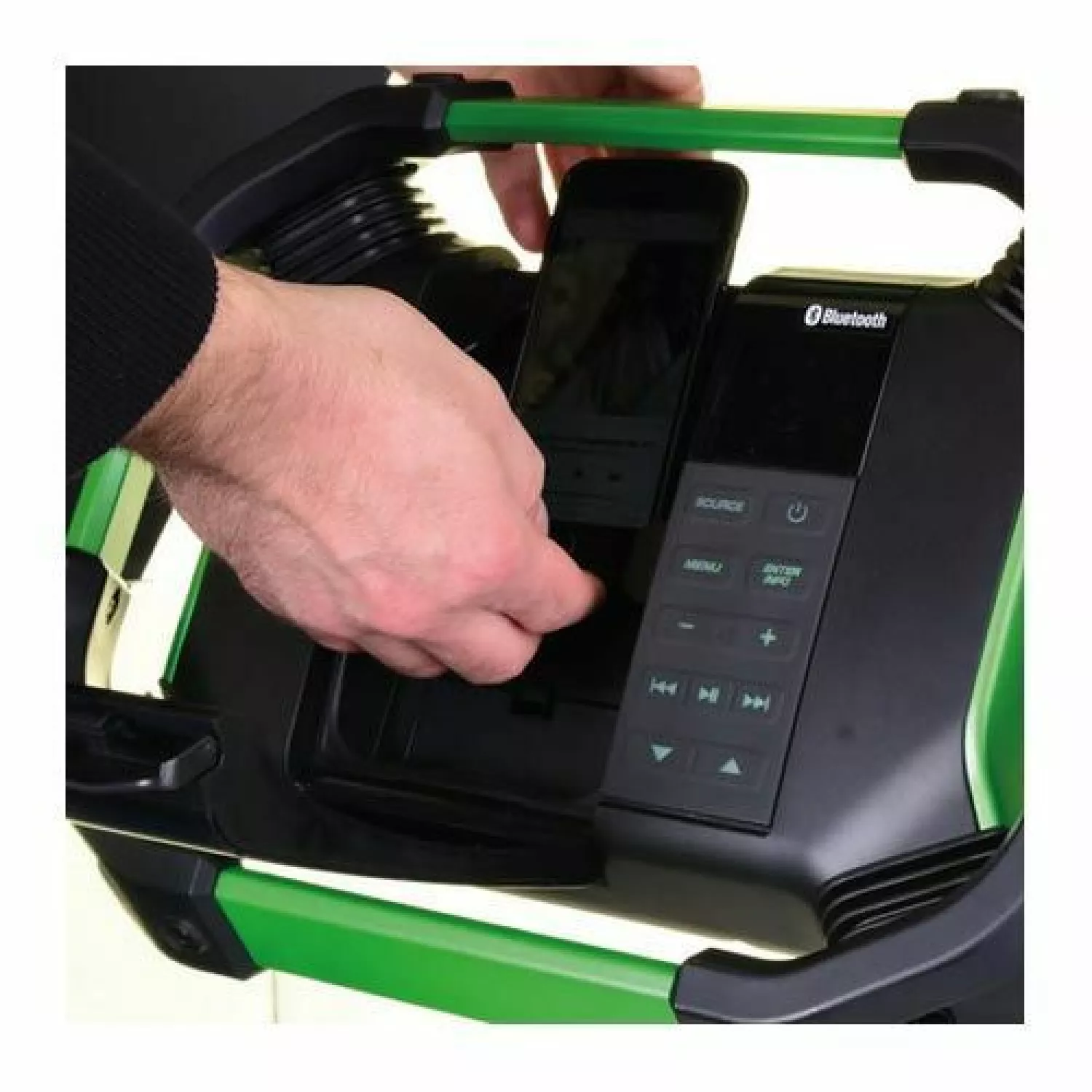 Radio de chantier HiKOKI UR18DSDLW4Z 14,4-18 V Li-Ion - DAB+ - Bluetooth - fonctionne sur secteur et batterie-image