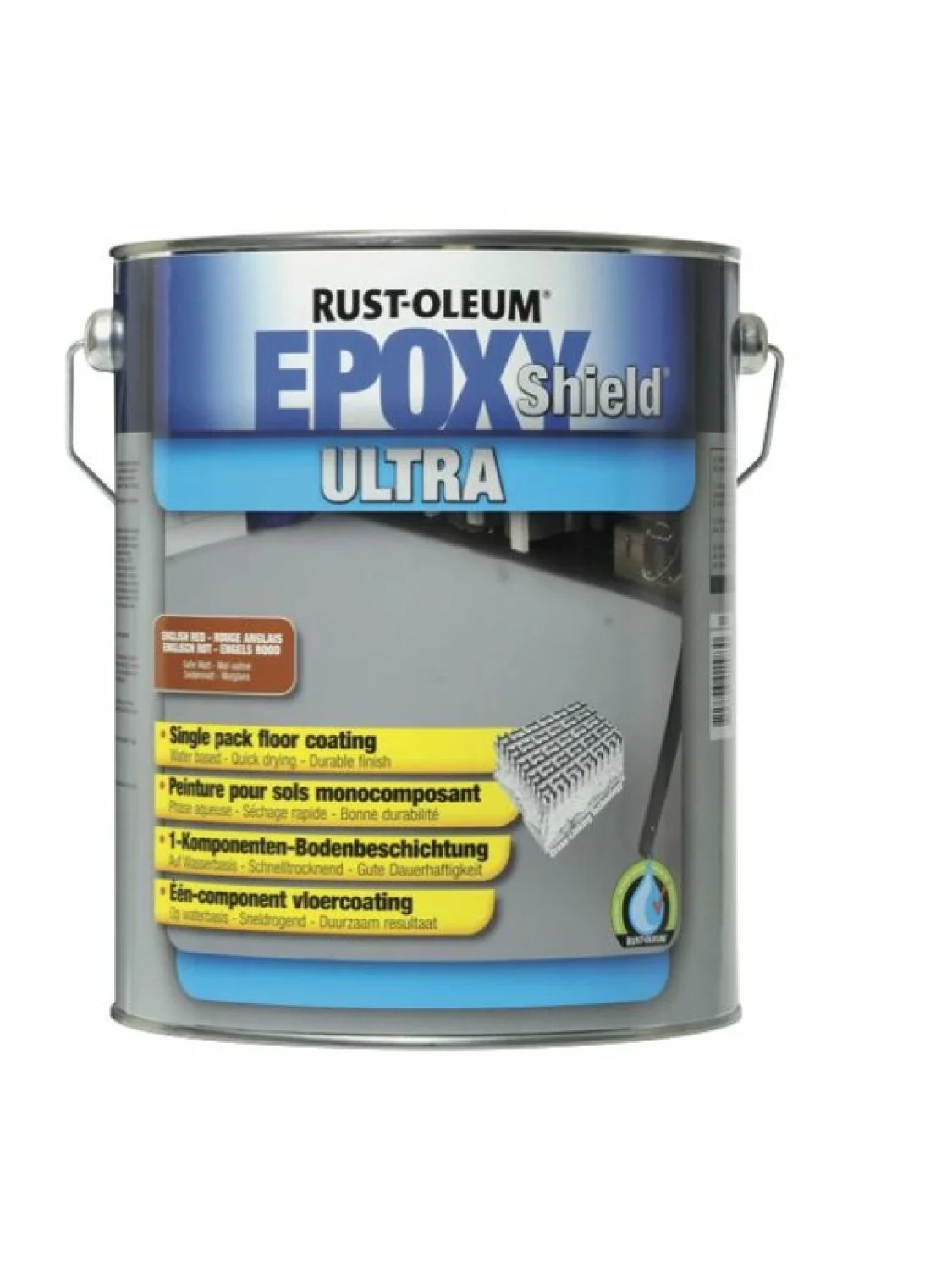 Rust-Oleum EpoxyShield Ultra Vloercoating - zilvergrijs - 5L