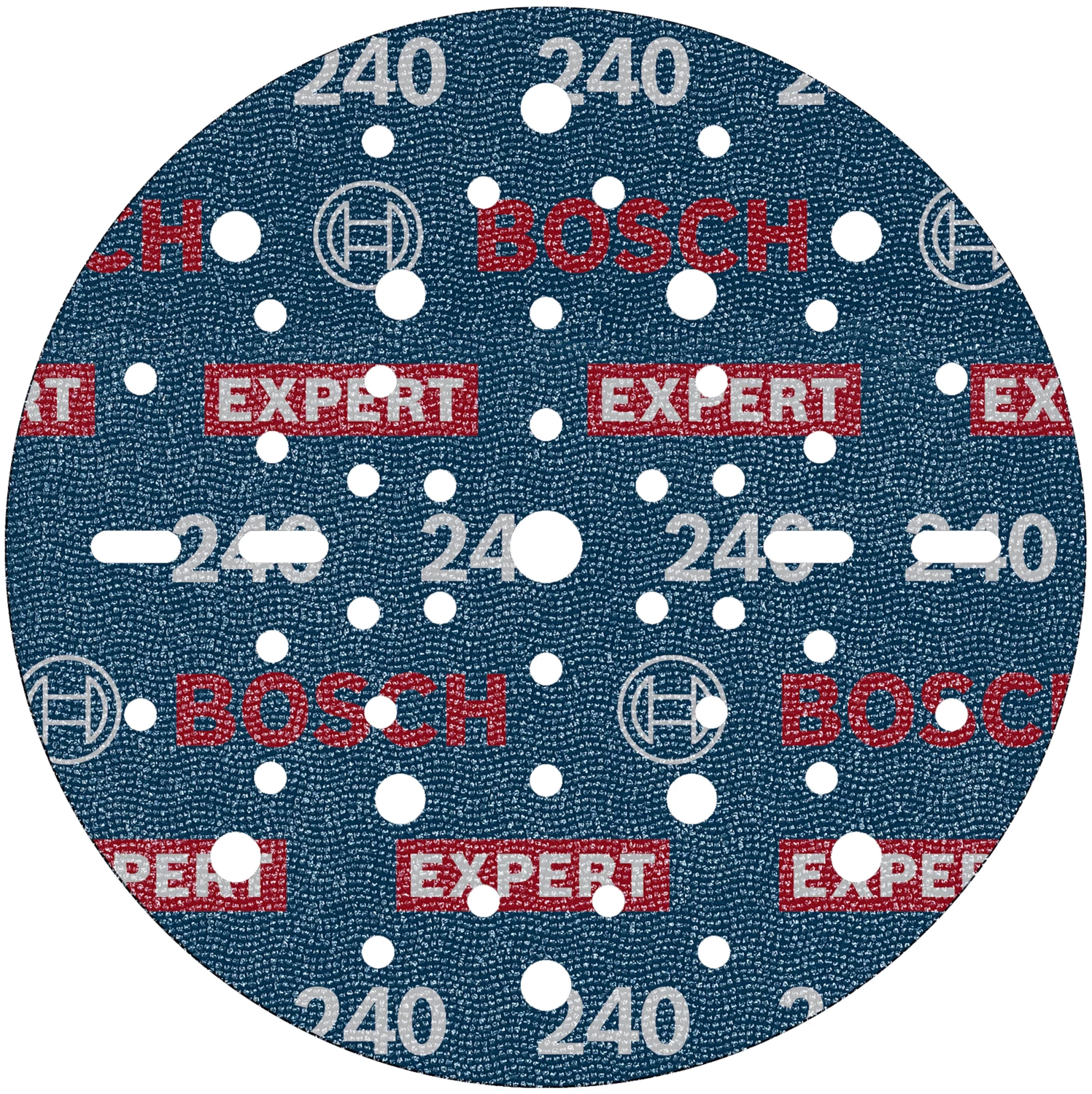 Bosch 2608902445 Disque abrasif EXPERT O780 avec support film - 150 mm - K240 (6 pièces)-image