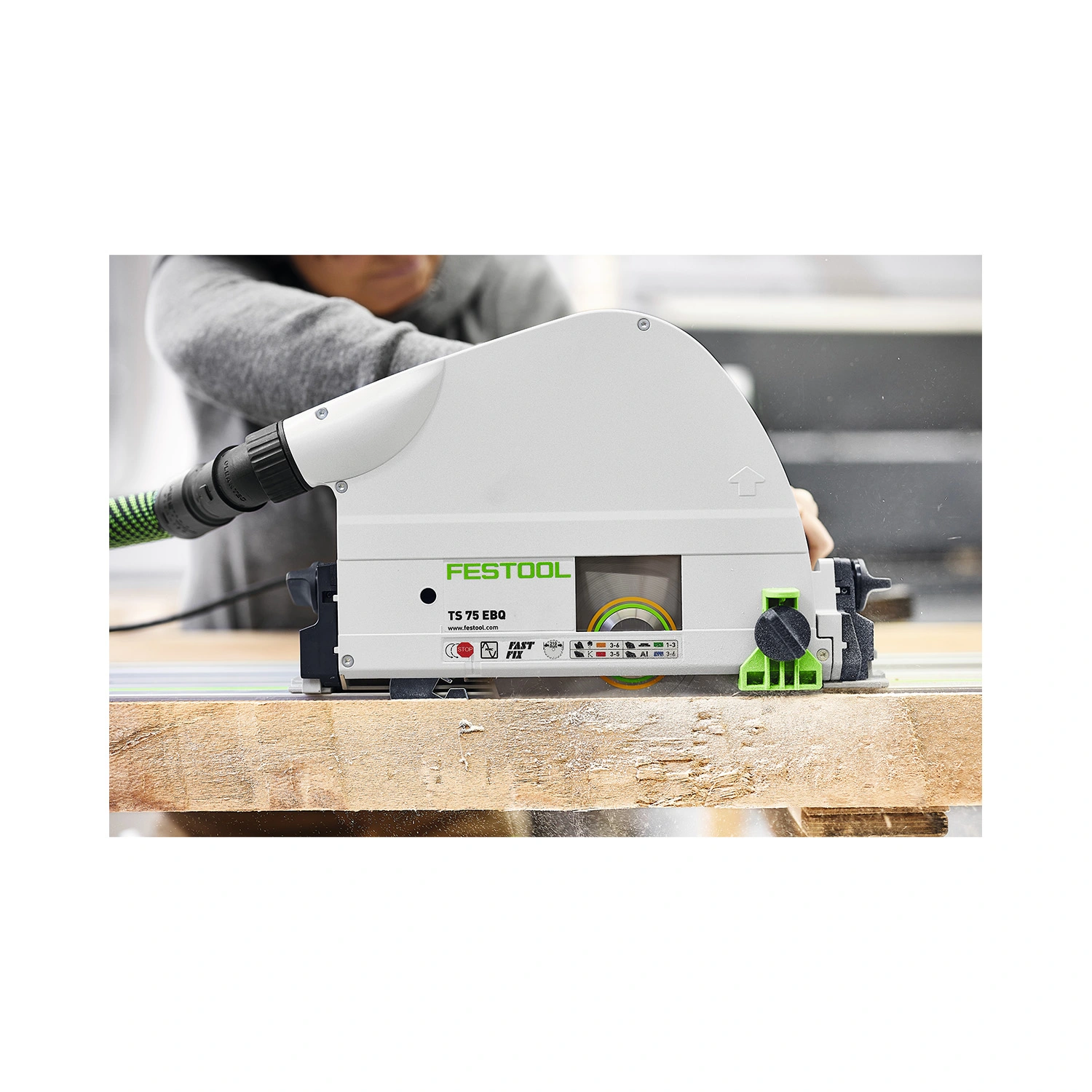 Festool TS 75 EBQ-Plus Invalcirkelzaagmachine in Systainer