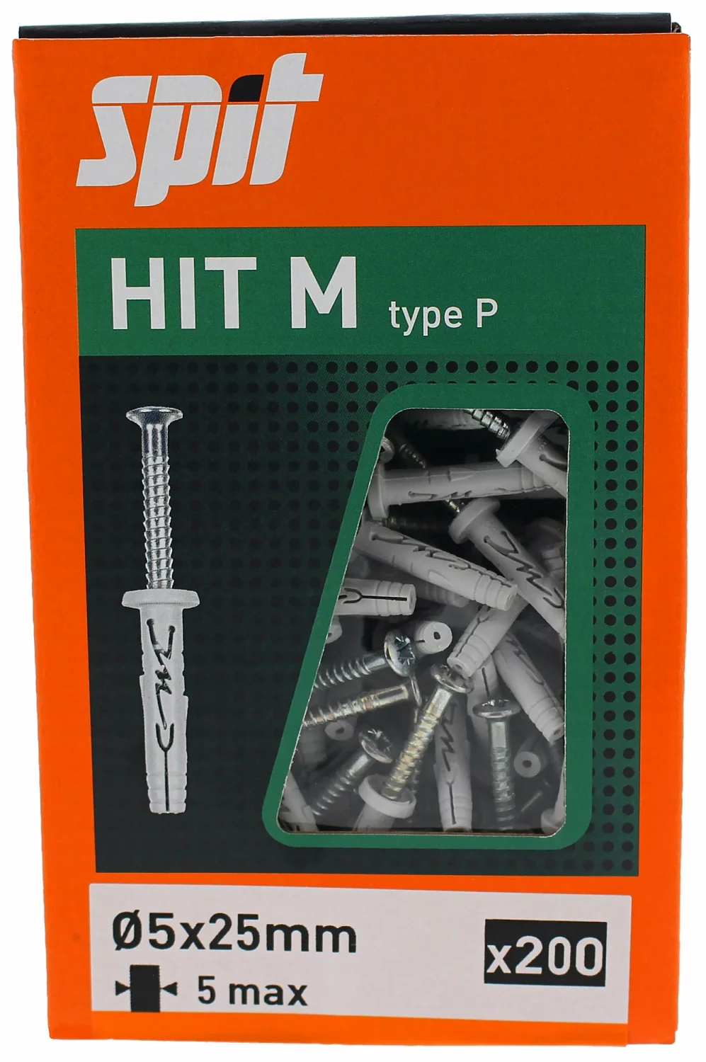 Spit - hit m cheville à frapper 5x25/5 p - avec col-image