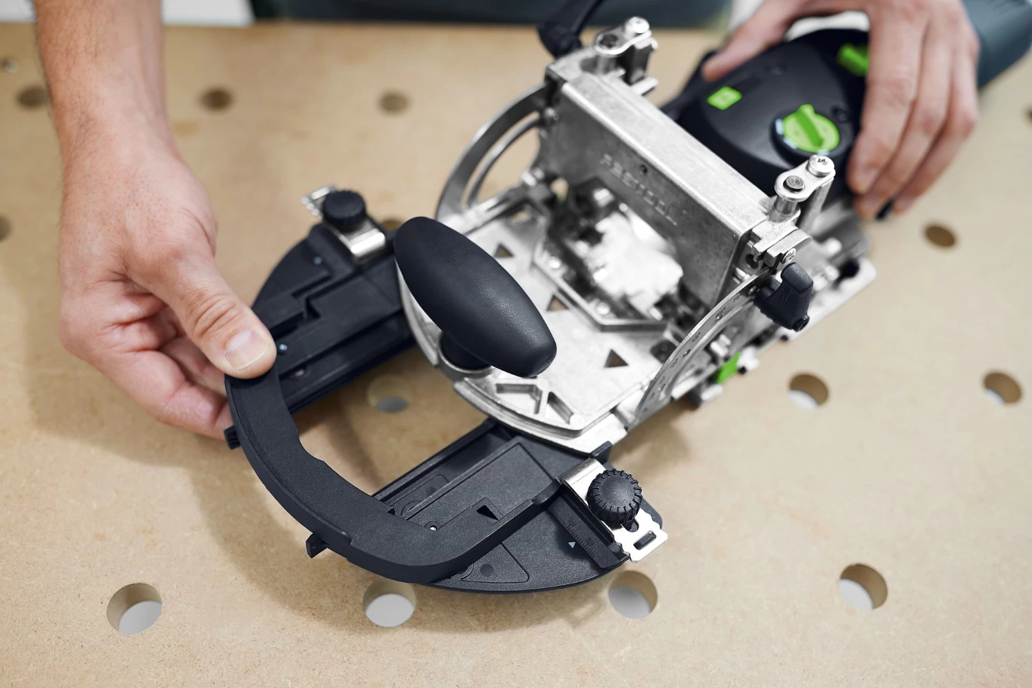 Festool DF 500 RQ-Set Domino machine à fraiser incl. accessoires dans systainer - 420W - 28 mm-image