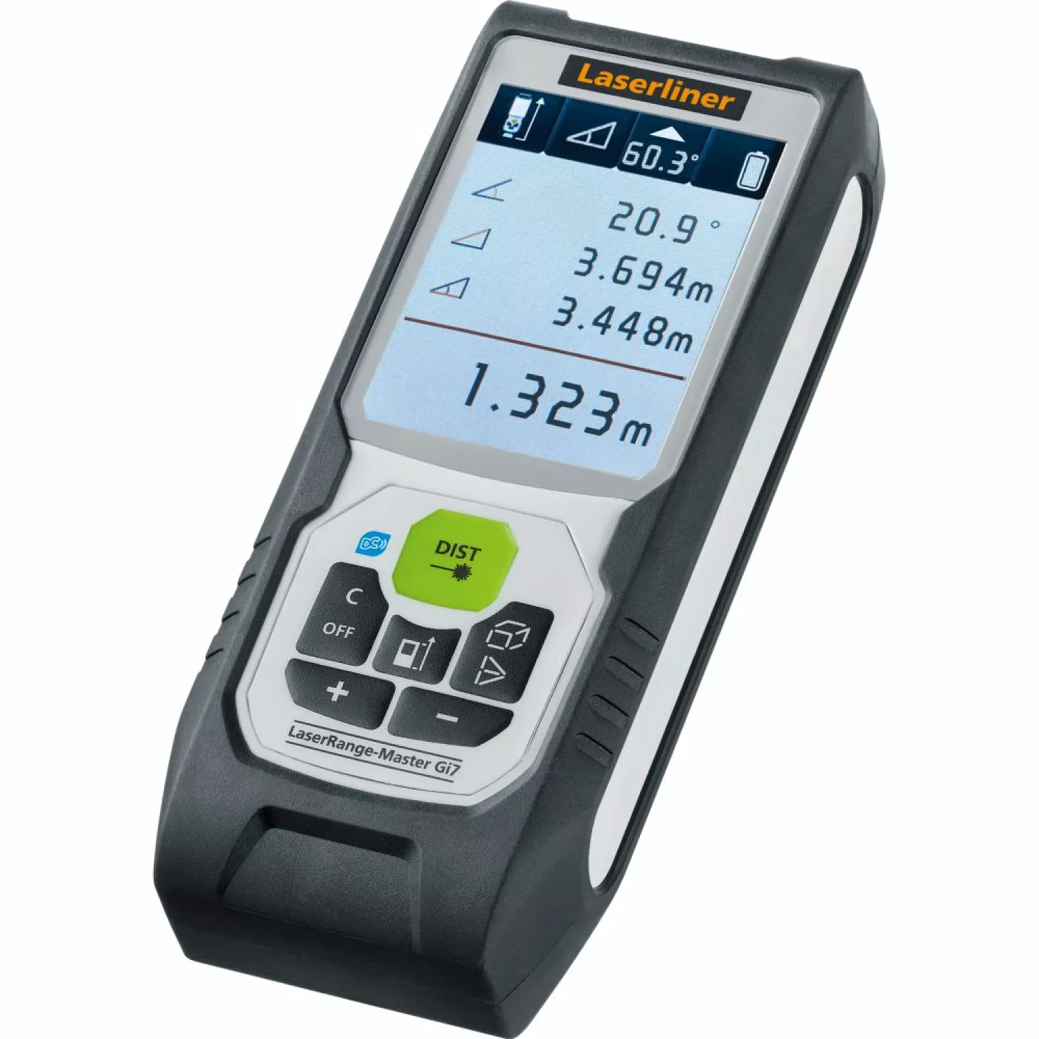 Laserliner 080.847A LaserRange-Master Gi7 Pro Laserafstandsmeter - Groen - 70m-image