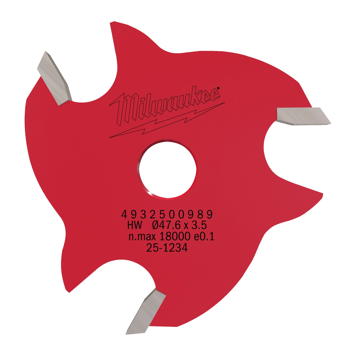 Milwaukee 4932500989 Fraise à rainurer en carbure - 8" - 3,5 mm-image