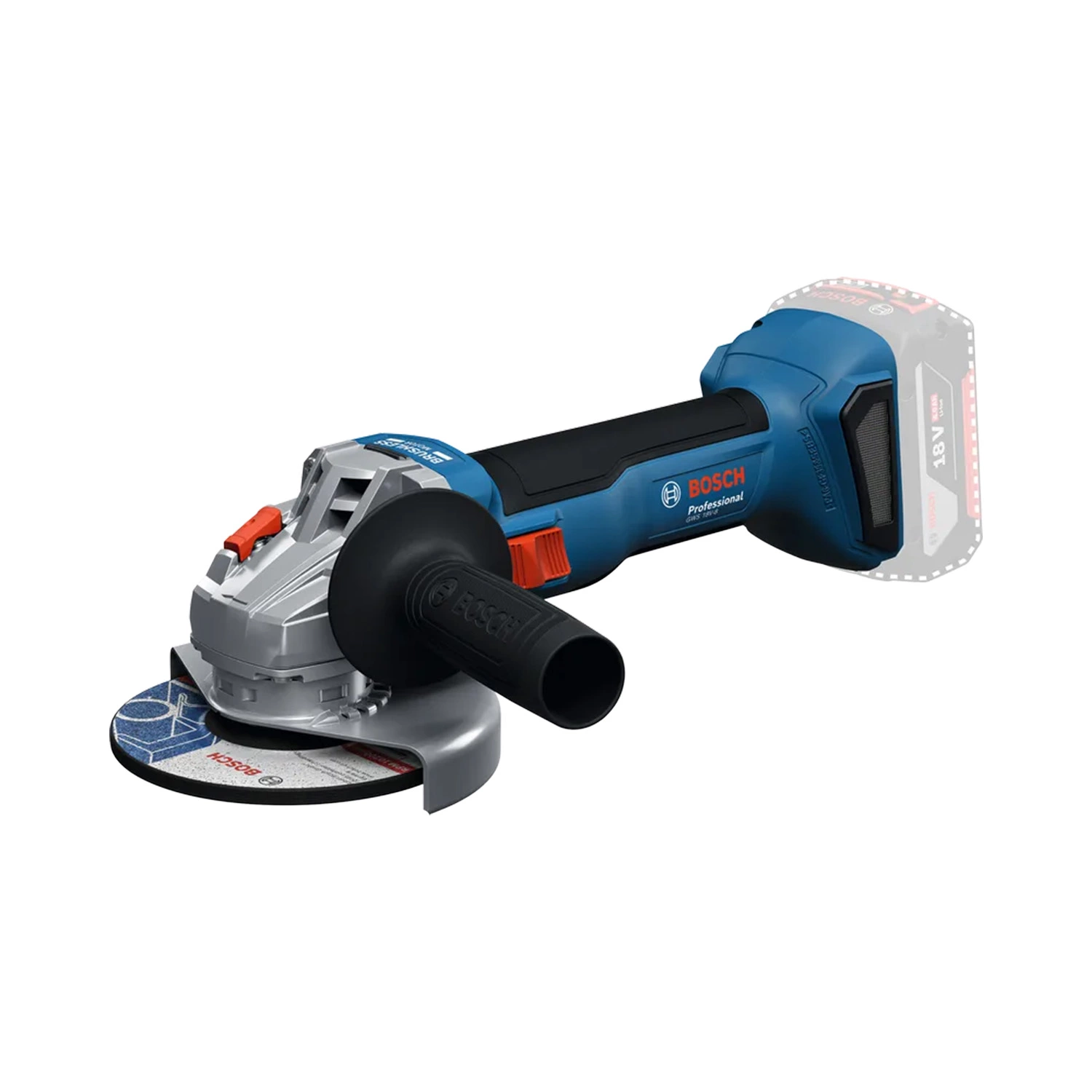 Bosch GWS 18V-8 accu Haakse slijper body in L-Boxx - 125 mm-image