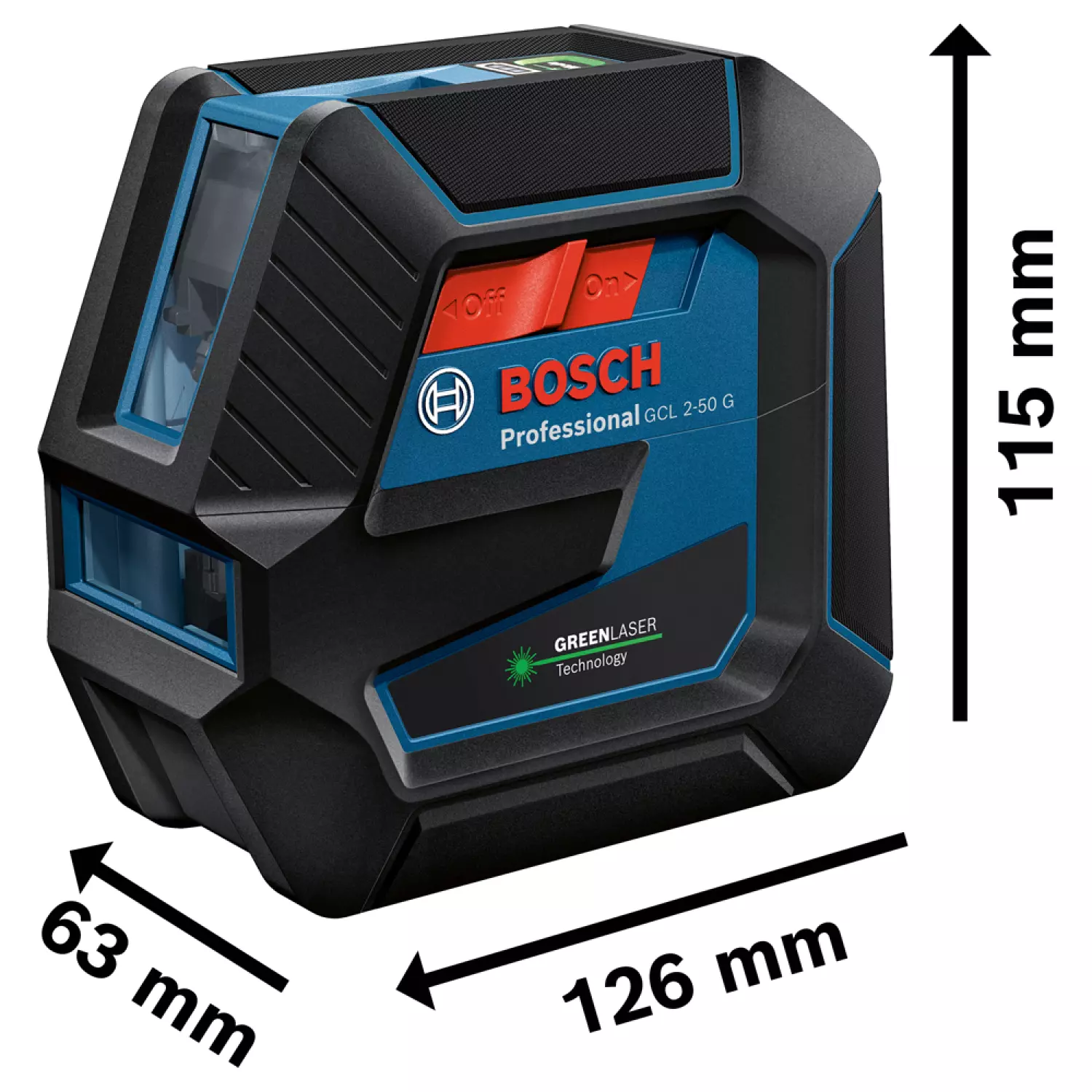 Bosch GCL 2-50 G Kruislijnlaser + houder in opbergetui in koffer - 15 m-image