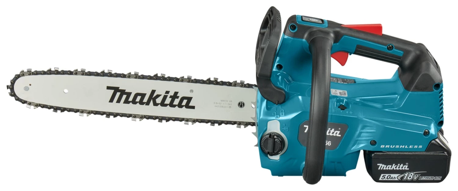 Makita DUC356PT2 Tronçonneuse sans-fil - 2 x 18V Li-ion - 2 batteries 5,0 ah - 35 cm-image