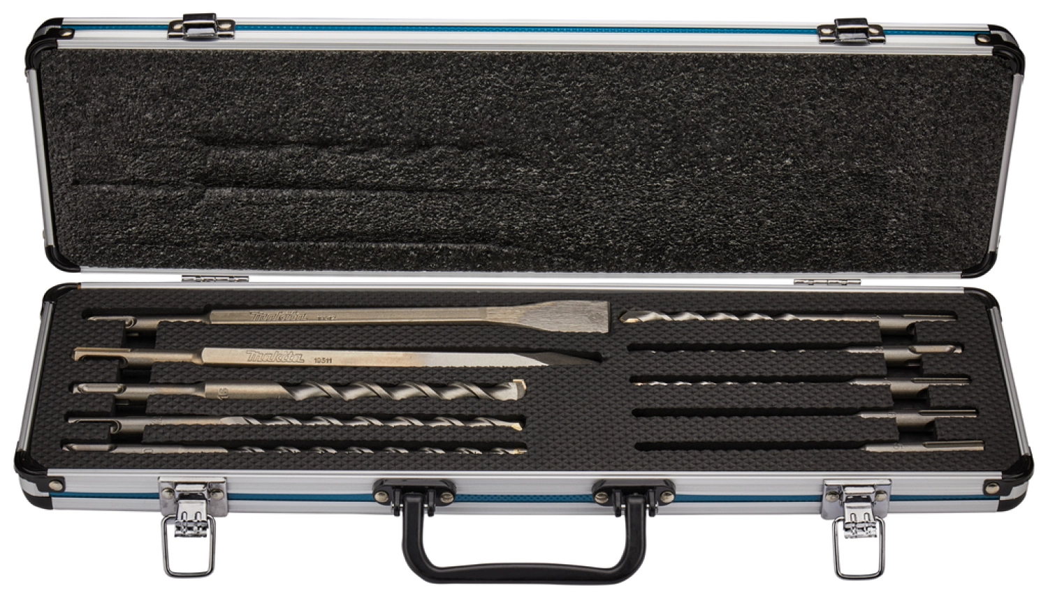 Makita D-70904 Jeu de forets et de burins SDS-Plus de 10 pièces-image