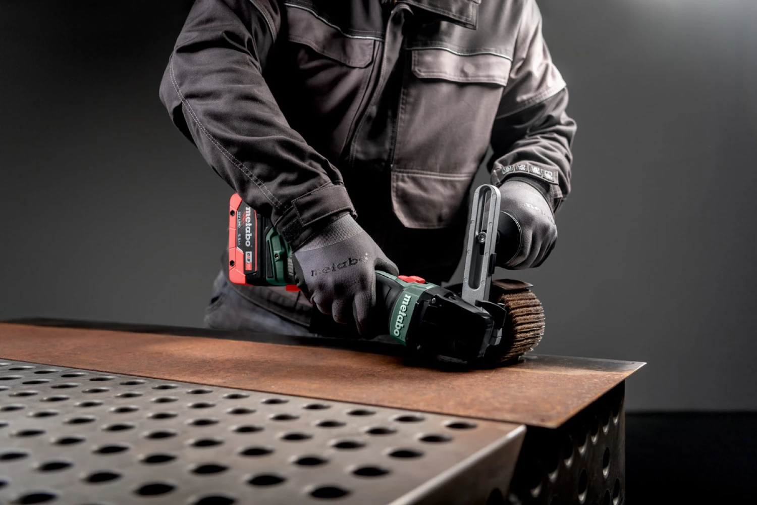 Metabo SVB 18 LTX BL 200 18V Li-ion accu satineermachine body in MetaBox - 200mm-image