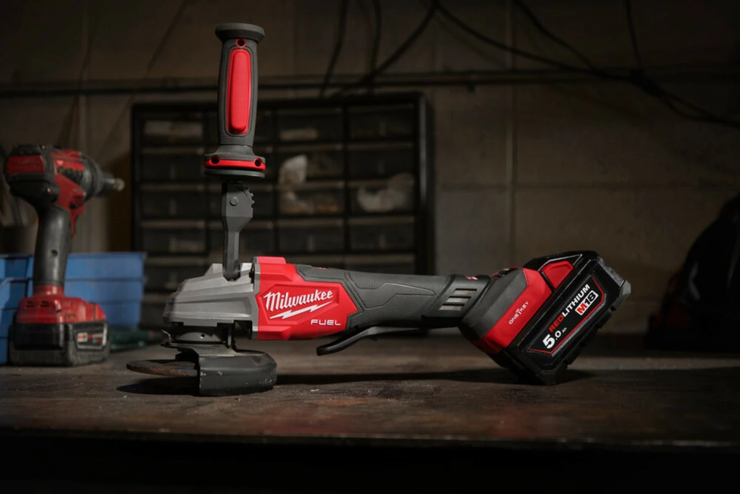 Milwaukee M18 FSAGSVO125X-502X FUEL Meuleuse d'angle (2x batterie 5.0AH) - 125mm - dans HDBox-image